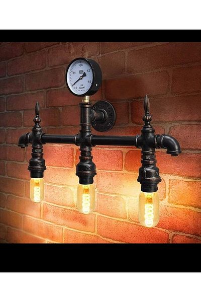 Blbndesign Decorative Wall Pipe Lighting Floor Lamp