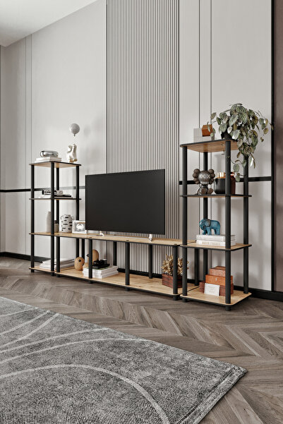 Genel Markalar Masivo TV SEHPA KİTAPLIK  SAFİR MEŞE