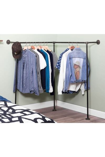 Blbndesign Dekoratif Borudan Askılık 150 Cm