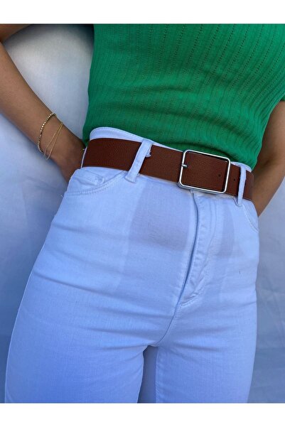 TRENDY ACCESSORY Curea de bază pentru femei cu cataramă argintie