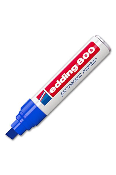 Edding 800 Permanent Markör Kesik Uç Mavi