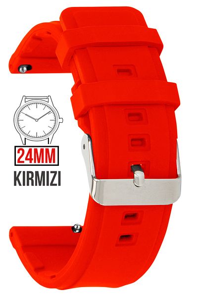 COBRA 24mm Fossil-Welder-Casio-Seiko-Omega-Armani Watch Compatible Silicone Watch Band - Strap Mslk24