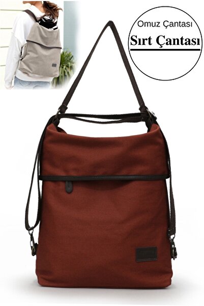 Cappadocia Vintage 3210 Kyra Women's Red Shoulder Back Hand 100% Cotton Canva...