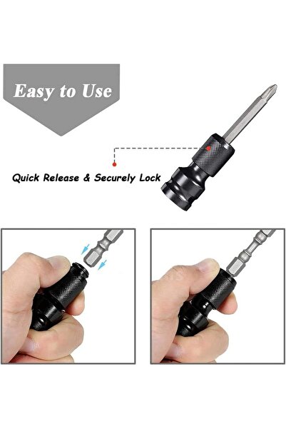 Depolife Somun Bijon Sökme Takma Sıkma darbeli matkap makinesi için bits ve mandren adaptörü ağır hizmet