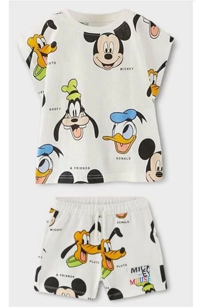 MGD Set dublu cu imprimeu Mickey Friend pentru copii