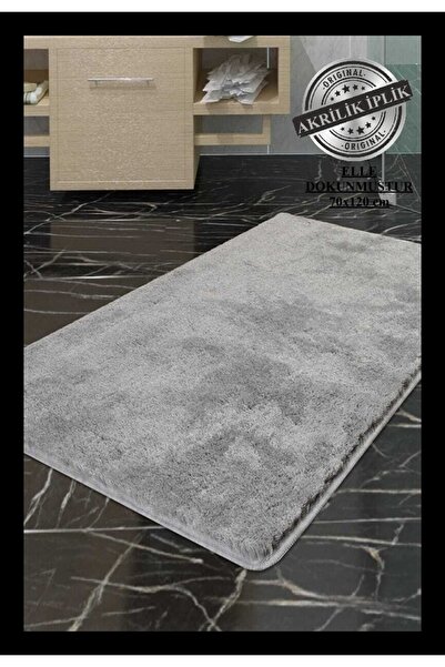 Company ماجيك 100% صناعة يدوية 70x120 سم LH415 غزل أكريليك غسالة سجادة حمام ممزقة مجموعة مقعد المرحاض