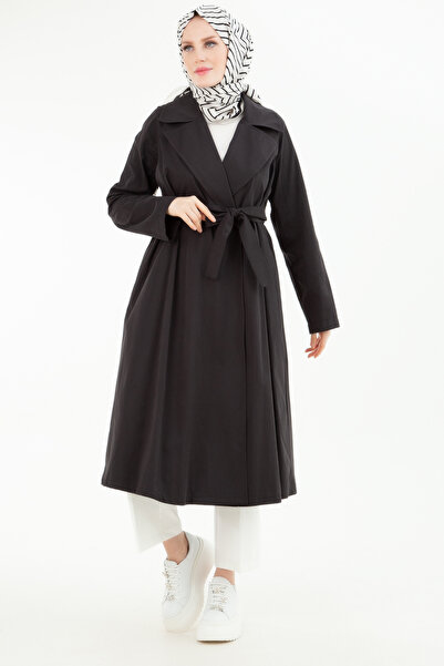 Armine Trend 2024 Yeni Sezon Yazlık Trençkot Oversize/Geniş Kalıp Kadı Kap/Ferace