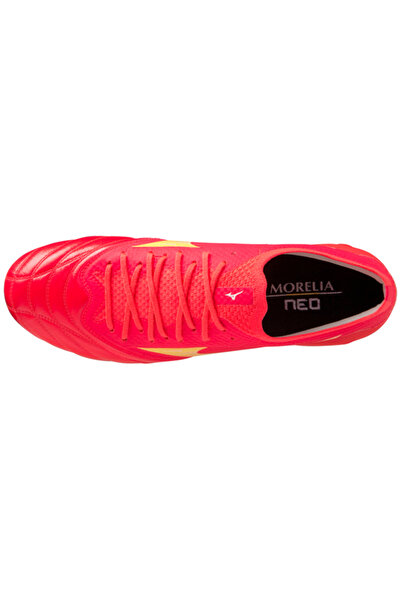 MIZUNO Morelia Neo 4 Beta Elite Erkek Krampon KırmızıSarı