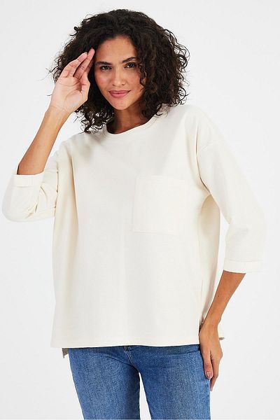 ALEXANDERGARDI POCKET DETAIL SWEATSHIRT(B24-00195)