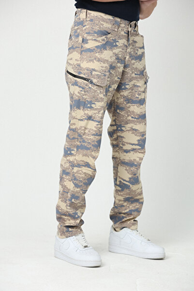 rlt relax time بنطلون كوماندوز تكتيكي عسكري بجيب البضائع المموه للرجال