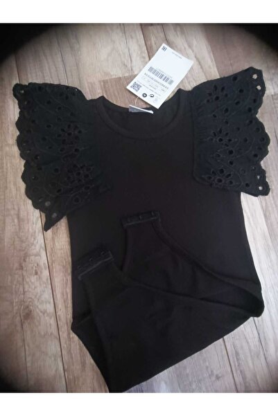Generic Brand Girl's Lace Short Sleeve Bodysuit Badi
