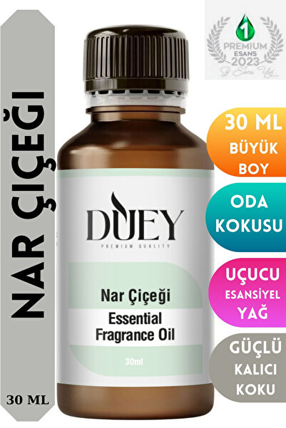 DUEY Nar Çiçeği Uçucu Yağ 30ML Buhurdanlık Yağı Difüzör Esansı Oda Kokusu Esa...
