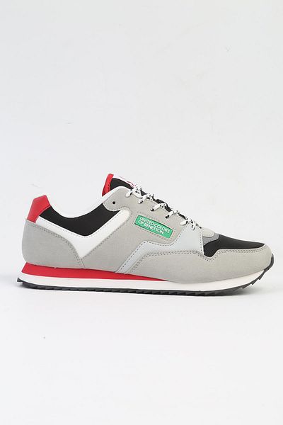 Benetton ® IMPORTED Men's Black Gray Sports Shoes BNI-10047