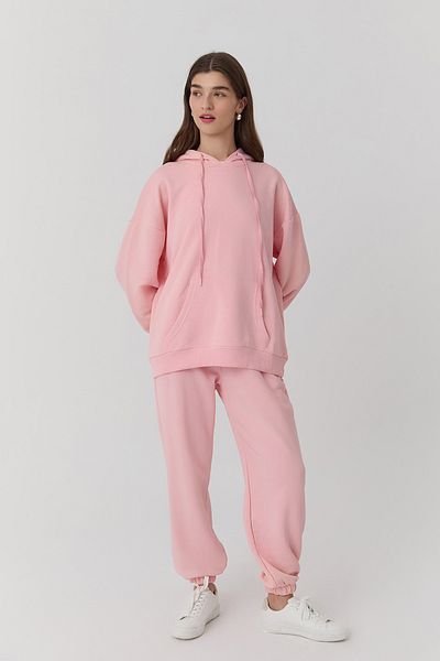 Quzu Pocketed Jogger Sweatpants Pink