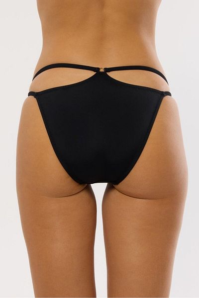 AYYILDIZ Ayyıldız 63064 Partea de jos de bikini neagră
