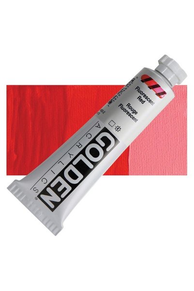 Golden Heavy Body Akrilik Boya 59 Ml Seri 5 Fluorescent Red