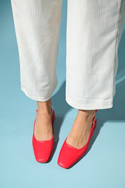 LuviShoes STATE Red Skin Women's Heeled Shoes