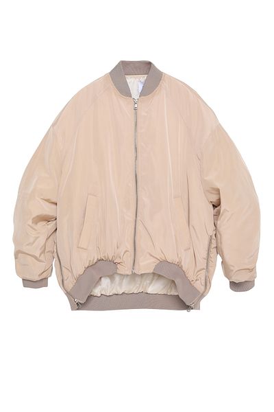 Quzu Oversize Puffer Jacket Beige