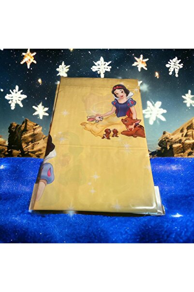 Happyland Pamuk Prenses Desenli Kullanat Plastik Masa Örtüsü Pamuk Prenses Ko...