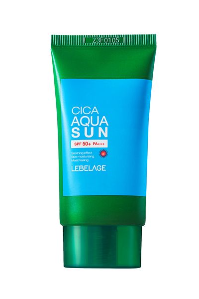 LEBELAGE 30ml Korean Sunscreen - Moisturizing, Sensitive and Light Structure, Cica Aqua Sun SPF50+ PA+++
