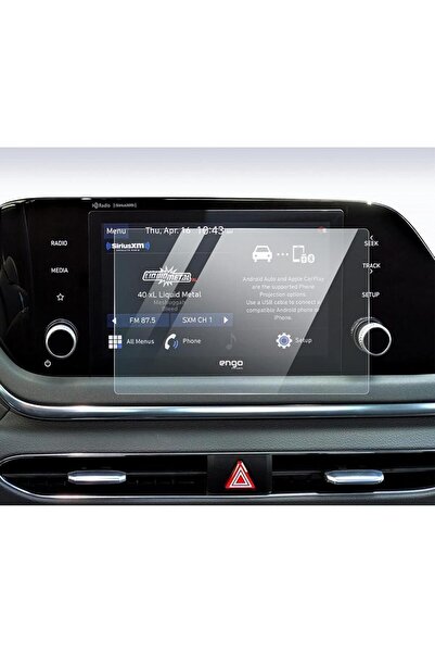 Engo واقي شاشة هيونداي I20 8 بوصة غير لامع شفاف للوسائط المتعددة