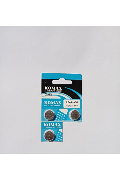 Işık kasabası 3'lü AG13 Komax Alkaline Battery 1.55 volt pil LR44/A76 saat pili