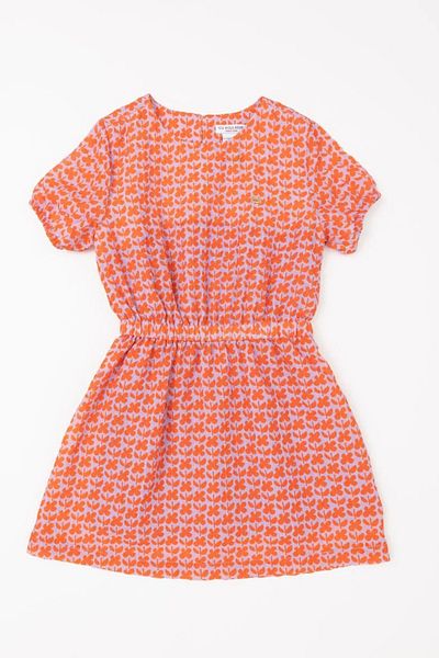 U.S. Polo Assn. Girl's RED Woven Dress G084SZ032.0001833374.VR239 TEXTORY CLOTHING