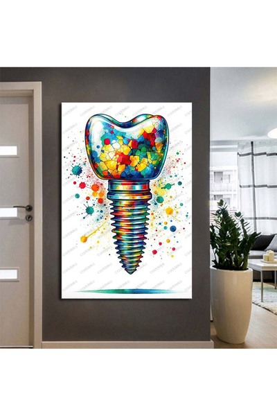 caddeko Ağız ve Diş Sağlığı Polikliniği Tabloları Dekoratif Diş, Dekoratif Dişçi, Dişçi Dekorasyonu dsc570