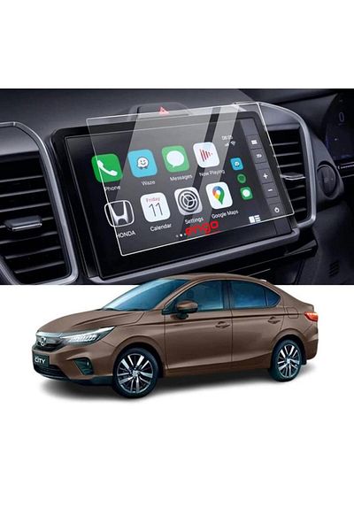 Engo Honda City 8-inch Navigation Compatible Screen Protector Transparent Nano