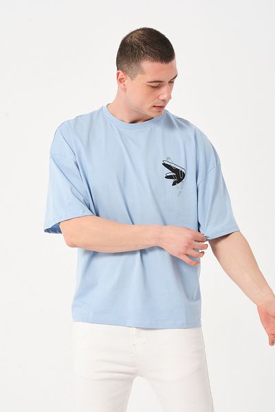 Owut Collection Ανδρικό μπλουζάκι με στάμπα με λαιμόκοψη