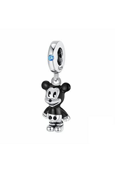 Fubena Mickey Sallantılı Gümüş Charm