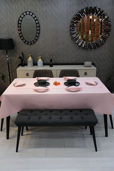 sevilya Set de cârpă de masă Dream 8 piese (față de masă de salon, pasaj, șervețel din 6 piese)