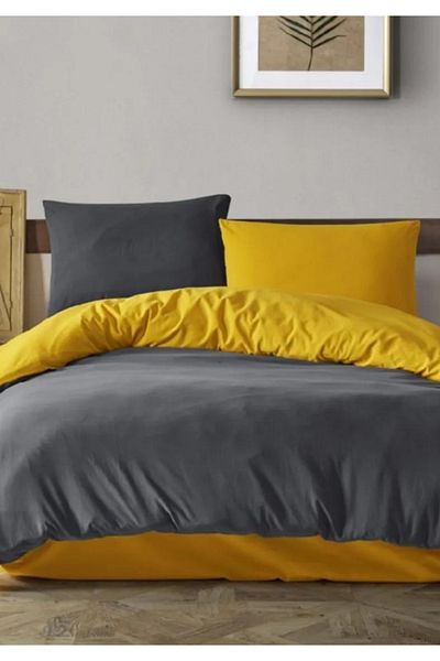 Sheri Home Sheri Basic Διπλό Παπλωματοθήκη - 200cm x 220cm, 100% Βαμβάκι