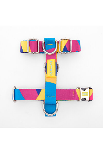 PATİMİO Colours Köpek Göğüs, Boyun Ve Gezdirme Tasma Seti