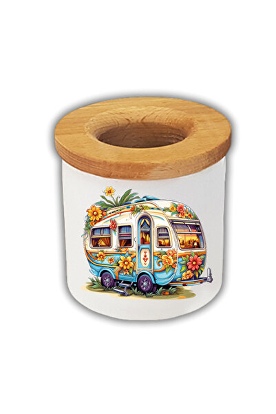 lili hediyelik Cutie pentru creion cu suport pentru pix cu imprimeu floral