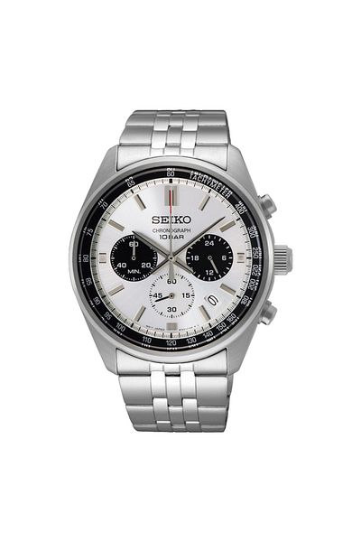 Seiko Herrenuhr Silber Ssb425p1