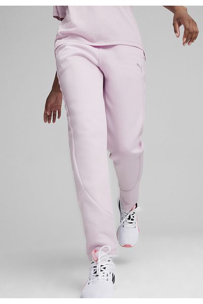 Puma بنطلون EVOSTRIPE عالي الخصر - رمادي