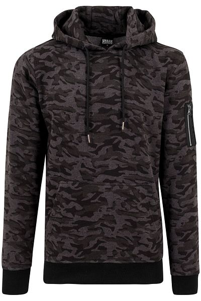 Urban Classics Herren Sweat Camo Bomber Hoody