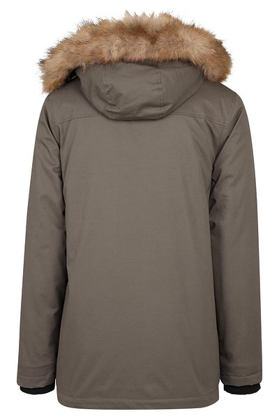 Urban Classics Parka aus schwerem Baumwoll-Imitatfell für Herren