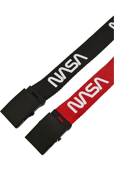Mister Tee Accessoires NASA Gürtel 2er-Pack extra lang