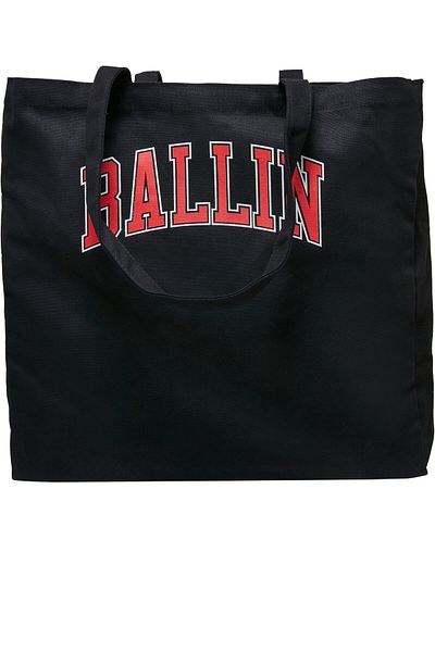 Mister Tee Accessoires Ballin Übergroße Canvas-Einkaufstasche