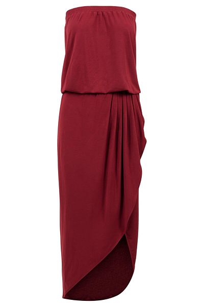 Urban Classics Damen Bandeau-Kleid aus Viskose
