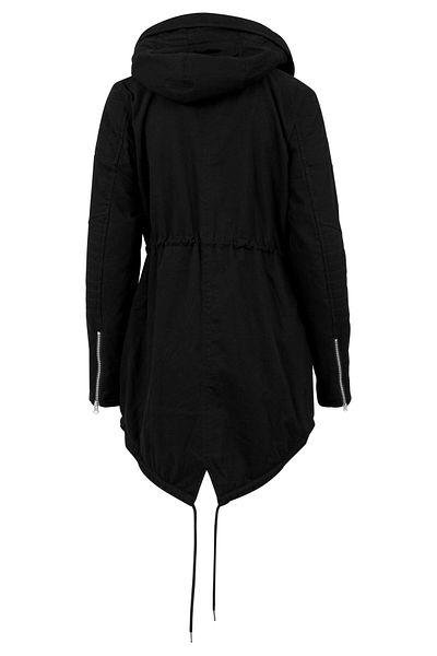 Urban Classics Damen Parka mit Sherpa-Futter aus Baumwolle