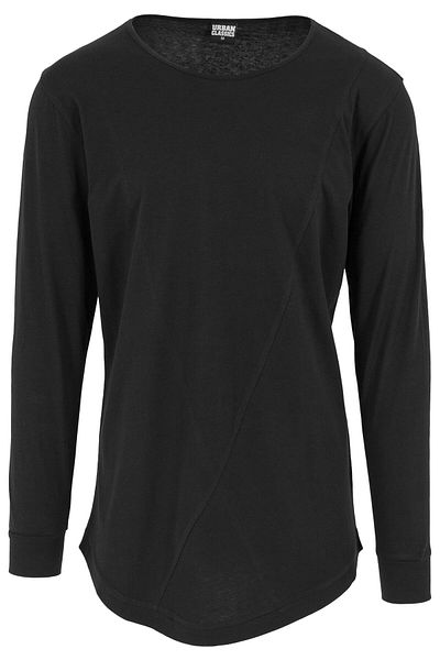 Urban Classics Herren Long Shaped Fashion L/s Tee
