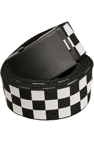 Urban Classics Accessoires Verstellbarer Gürtel mit Karomuster