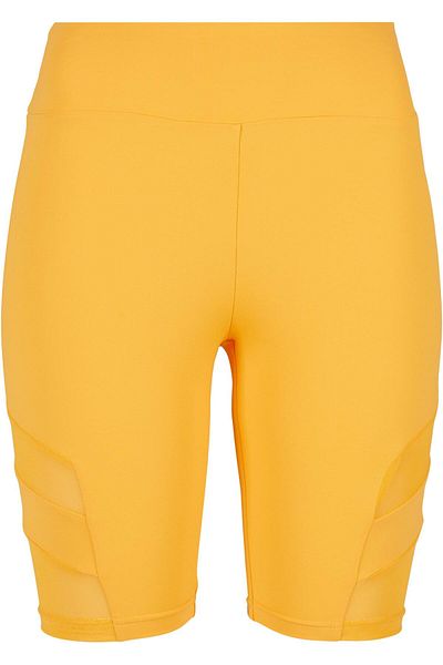 Urban Classics Damen Ladies High Waist Tech Mesh Cycle Shorts