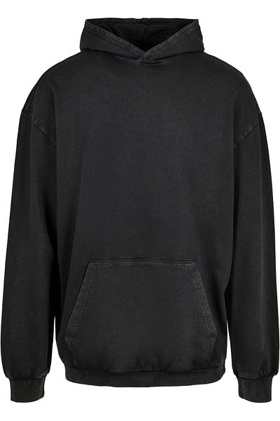 Urban Classics Herren Hoody mit Acid-Waschung