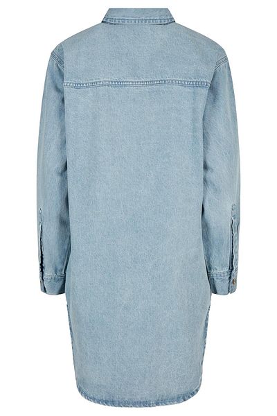 Urban Classics Damen Ladies Oversized Denim Shirt Dress