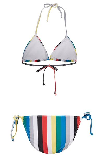 Urban Classics Damen Bayan Çizgili Bikini