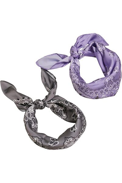 Urban Classics Unisex-Satin-Bandana im 2er-Pack